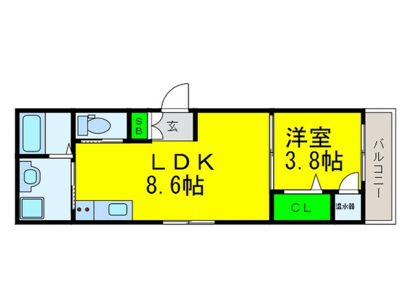 GRANDIRあびこの物件間取画像